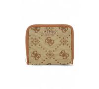 Guess - Neda 4G Peony Logo Mini Wallet - Femme - Accessoires - Beige - Taille: ONE Size