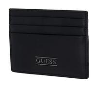 Guess New Boston Card Case, Portefeuille Homme, Noir (Black), 0.5x7.5x10 Centimeters (W x H x L)