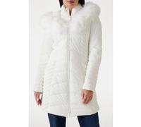GUESS New Oxana Jacket Pure White Taille: S | Manteaux en fausse fourrure Outlet | Femme | Blanche