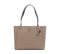 GUESS Femme Noelle II Tote Sac à Main, Logo Latte/Marron, Taille Unique
