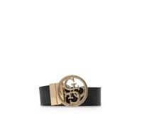 Guess Ceinture Noelle Nolana Belt W85 – Coal Logo – réversible, raccourcissable gris foncé/noir