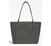 GUESS Noelle Cuir 4G Logo Sac Femmes Sacoche En Charbon