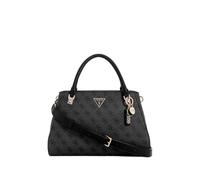 GUESS Noelle Girlfriend Satchel Coal Logo