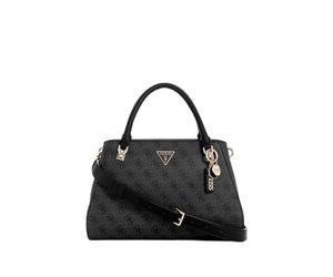GUESS Noelle Girlfriend Satchel Coal Logo