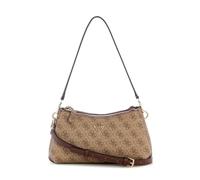 Guess Sac bandoulière Noelle II mini - 3 compartiments - Latte logo / Marron S