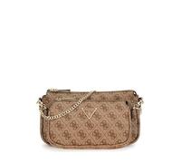 Guess Sac porté épaule Noelle 4G Logo Femme Brun clair