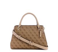 GUESS Noelle II Luxury Satchel, Cartable, bandoulière Femme, Logo Latte, Taille Unique