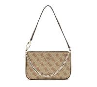 Guess Noelle Mini Sac porté épaule brun clair, femme