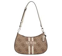 GUESS Noelle II Top Zip Shoulder Bag Latte Logo