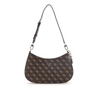 Guess Sac bandoulière Noelle II – fermeture zippée – Marron logo