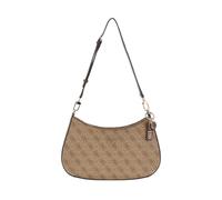 Guess - Noelle II Top Zip Shoulder Bag - Femme - Sacs - Brun - Taille: ONE Size