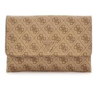 GUESS Noelle II Xbody Flap Organizer Latte Logo/Brown