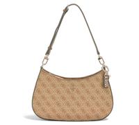 Guess Noelle Imprimé Monogramme Sac À Bandoulière Zippé Pour Femmes En Lattee