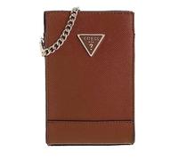 GUESS Noelle Mini Chit Chat Phone Bag Cognac