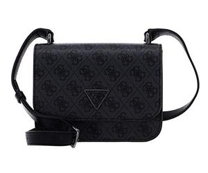 GUESS Noelle Mini Crossbody Flap, Sac Femme, Taille Unique, Coal., Taille unique