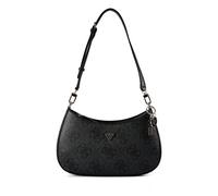 GUESS sac à épaule Noelle II Top Zipper Shoulder Bag Coal Logo gris foncé