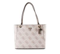 GUESS sac à épaule sac shopper Noelle II Tote Bag Dark Taupe Logo écru