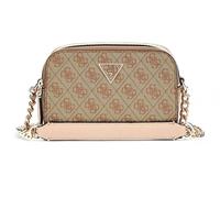 Guess Noelle Sac Mini Bandoulière En Toile 4G Dans Lattee