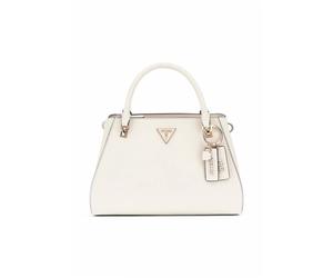 Guess - Noelle Saffiano Handbag - Femme - Sacs - Blanc - Taille: ONE Size