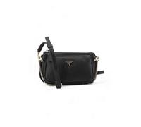 Guess Sac à bandoulière Noelle II Double Pouch Femme – Double poche, Écocuir Noir Taille Unique
