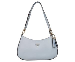 Guess - Noelle Saffiano Shoulder Bag - Femme - Sacs - Bleu - Taille: ONE Size