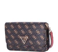 Guess Noelle Xbody Flap Organizer, Sac a bandouliere Women's, Brown Logo, Taille Unique