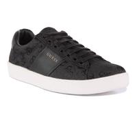 Guess Nola Baskets à lacets en synthétique 4G logo imprimées pour homme en noir blanc (Noir Blanc, 43) 42
