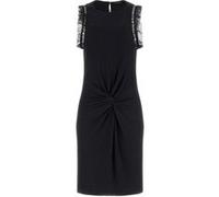 GUESS Olga Frill Dress Jet Black A996 Taille: M | Robes Mini Outlet | Femme | Le Noir