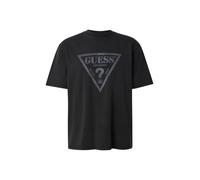 GUESS Originals T-Shirt gris / noir, Taille S