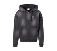 GUESS Originals Veste de survêtement gris / noir, Taille XL