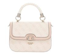 GUESS Orlina Logo Top Handle Flap Bag Sand Logo
