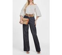 GUESS Pat Off Shoulder Top Sandy Shore Taille: 38 | Chemisiers Outlet | Femme | Marron