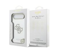Guess PC/TPU Mirror 4G Glitter Logo Case with MagSafe for iPhone 17 Air 6.5"" Gold - GUHMP17MHMR4GDG