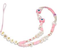 Guess Pendentif Gustshpp Phone Strap Pink/Pink Beads Shell