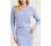 GUESS Penelope All Over Dust Light Cardigan Blue Taille: M | Cardigans Outlet | Femme | Bleu