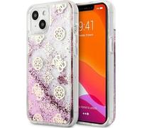 Guess Peony Liquid Glitter - Housse pour iPhone 13 mini (rose)
