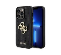 Guess Perforé 4G pailleté, Noir - iPhone 15 Pro