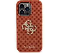 Guess perforé PU cuir 4G paillettes étui pour iPhone 15 Pro
