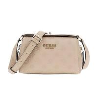 GUESS Phoebe Mini Crossbody Bag, Bandoulière Femme, Logo Simply Taupe, Taille Unique
