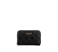 GUESS Phoebe Portefeuille zippé avec Logo Noir Taille Unique, Logo Noir., Taille Unique, Phoebe Portefeuille zippé Taille M