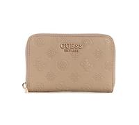GUESS Phoebe Portefeuille zippé Moyen avec Logo Simply Taupe Logo Simply Taupe Taille Unique
