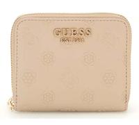 Guess - Phoebe 4G Peony Logo Mini Wallet - Femme - Accessoires - Beige - Taille: ONE Size