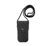 Guess Phone Bag 4G Metal Logo Script Noir - Universel