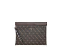 GUESS Pochette cuir PU monogramme jeans