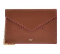GUESS Pochette marron pour femme - Large Envelope Cognac 277645