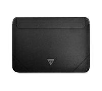 Guess Pochette pour ordinateur portable GUCS14PSATLK, 13/14", One Size - Design Saffiano