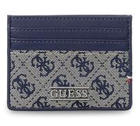 GUESS Porte-Cartes Boston Card Holder Sand Blue Bleu Marine