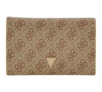 GUESS Noreen Card Holder Latte Logo