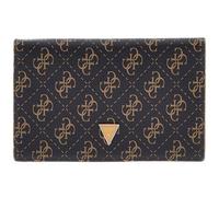 GUESS Porte-cartes brun foncé brun clair pour femme Noreen Card Holder Brown Multi 270005