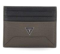 GUESS Porte-cartes brun foncé en cuir pour homme - Torino Card Holder Dark Brown 305367
